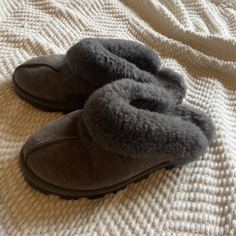 UGG Coquette gray slippers